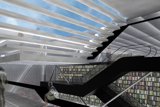 Central Public Library, Barcelona by Volido, Max Sanjulian architect