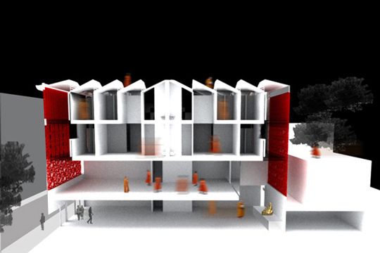Buddhist Temple, Chinatown by Volido, Max Sanjulian architect