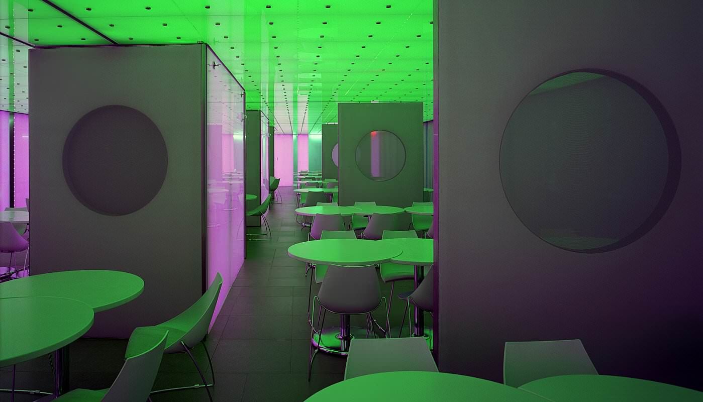 Condé Nast Cafeteria by Volido, Max Sanjulian architect