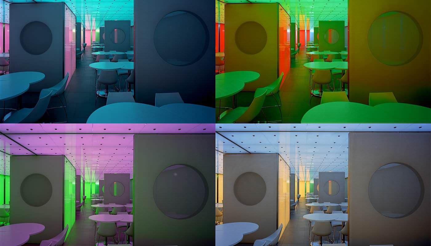Condé Nast Cafeteria by Volido, Max Sanjulian architect