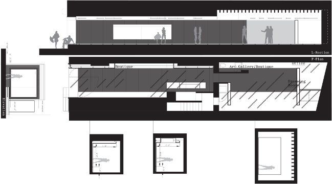 EVA NYC fashion store, Bowery by Volido, Max Sanjulian architect