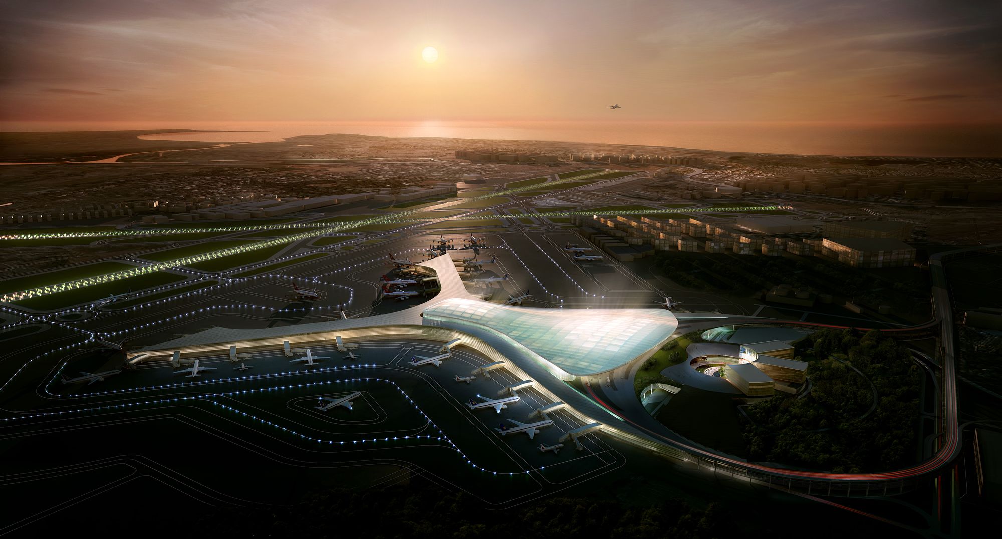 Mumbai Airport by Volido, Max Sanjulian architect