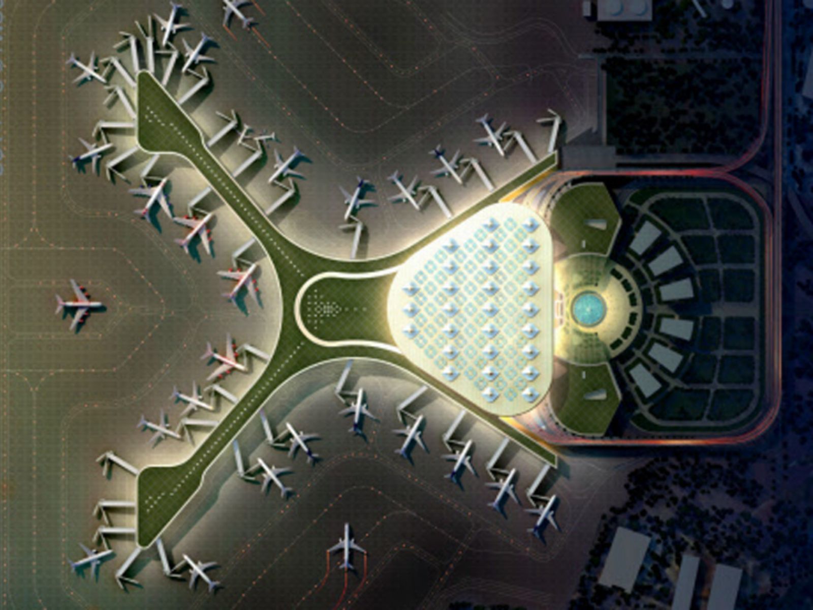 Mumbai Airport by Volido, Max Sanjulian architect