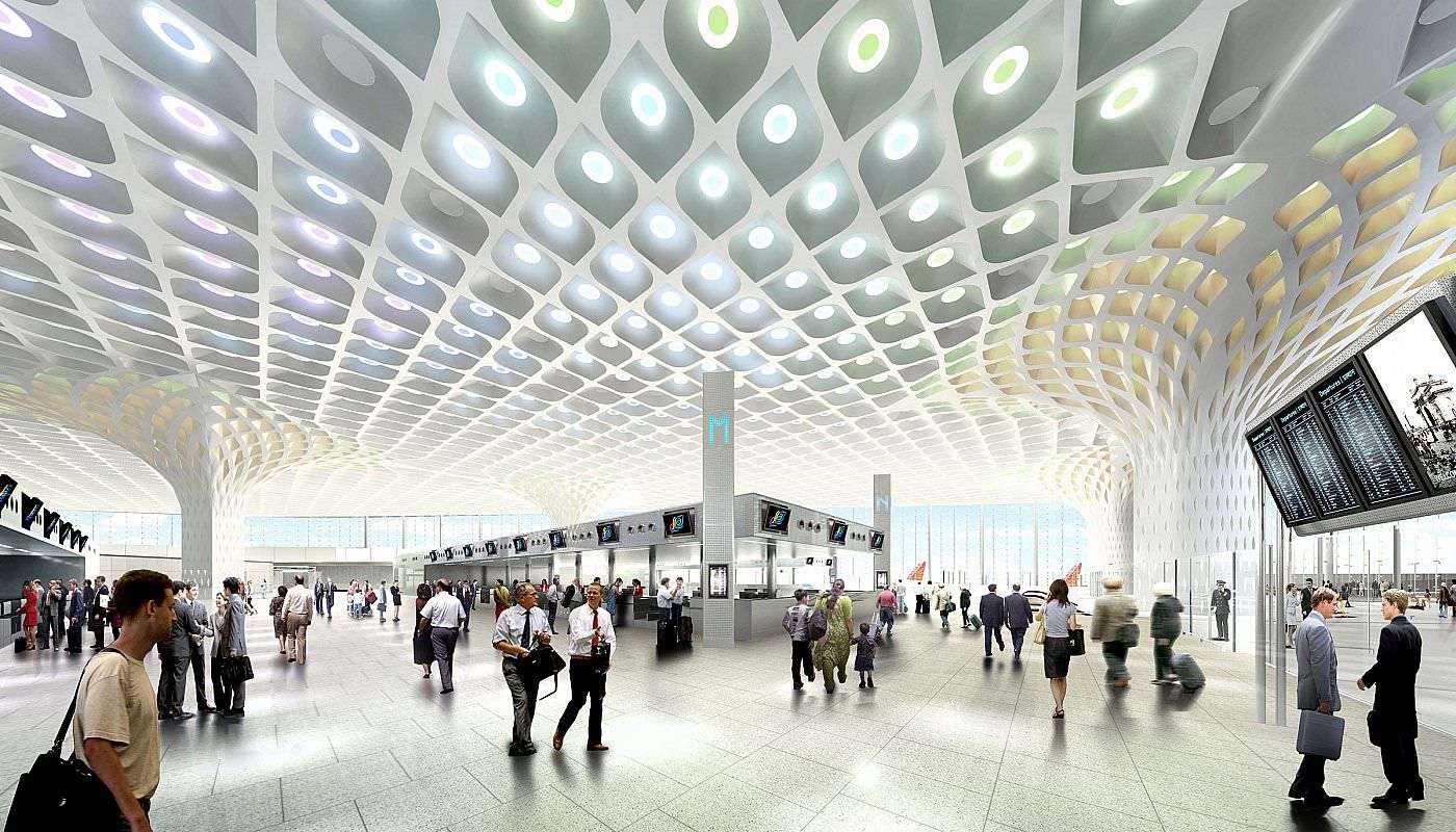 Mumbai Airport by Volido, Max Sanjulian architect