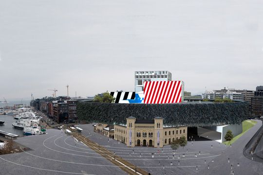 Vestbanen Oslo National Museum by Volido, Max Sanjulian architect