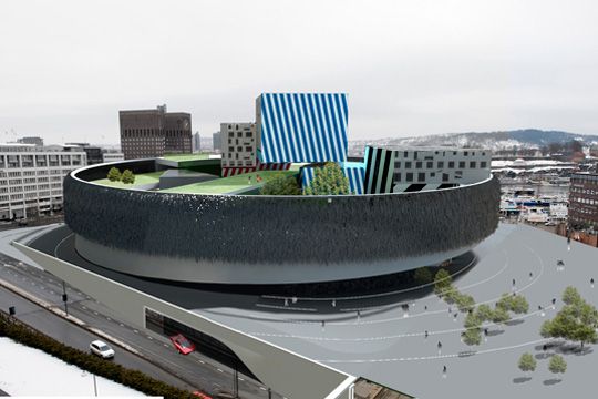 Vestbanen Oslo National Museum by Volido, Max Sanjulian architect