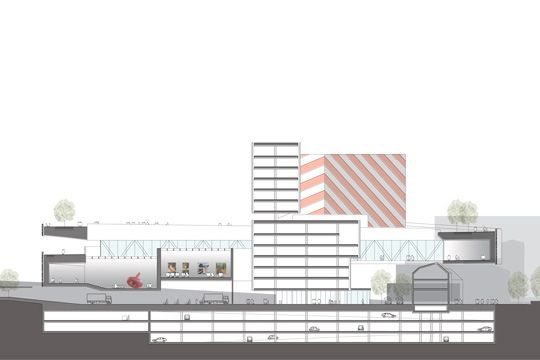 Vestbanen Oslo National Museum by Volido, Max Sanjulian architect