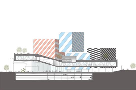 Vestbanen Oslo National Museum by Volido, Max Sanjulian architect